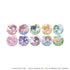 『KING OF PRISM-Your Endless Call-×サンリオキャラクターズ』缶バッジ01/コンプリートセット(全10種)(コラボイラスト)